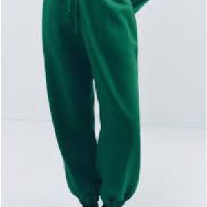 Zara Vibrant Green Joggers